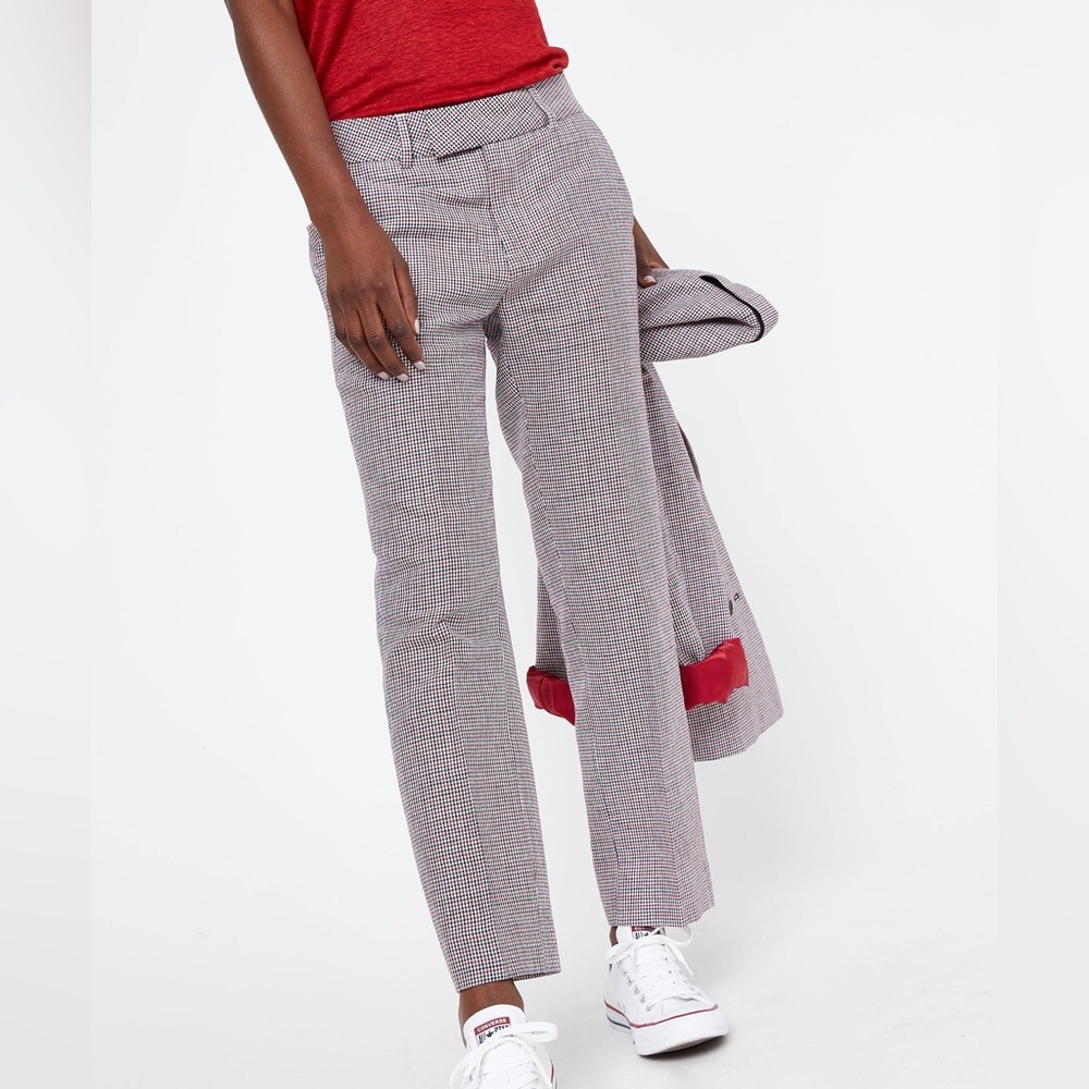 New! Mkt Studio Women's Multi Panou Printed cropped Pants Size 42/Size 10 US